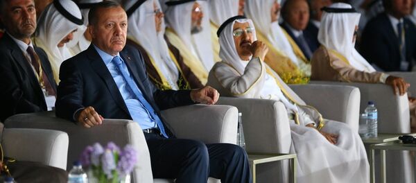 Cumhurbaşkanı Recep Tayyip Erdoğan- Kuveyt Emiri Şeyh Sabah Ahmed Cabir el Sabah - Sputnik Türkiye