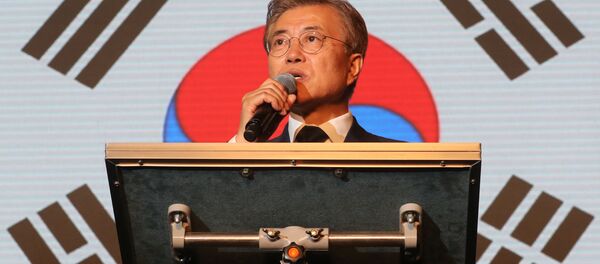 Güney Kore cumhurbaşkanlığı seçimlerini kazanan Moon Jae-In - Sputnik Türkiye