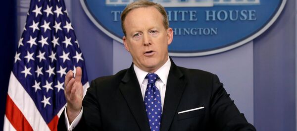 Beyaz Saray Sözcüsü Sean Spicer Beyaz Saray Sözcüsü Sean Spicer - Sputnik Türkiye