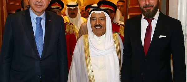 Cumhurbaşkanı Recep Tayyip Erdoğan - Kuveyt Emiri Şeyh Sabah Ahmed Cabir el Sabah - Engin Altan Düzyatan - Sputnik Türkiye