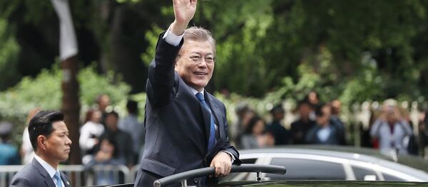 Güney Kore'nin yeni Devlet Başkanı Moon Jae-in - Sputnik Türkiye