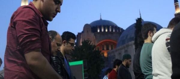 Ayasofya  namaz - Sputnik Türkiye