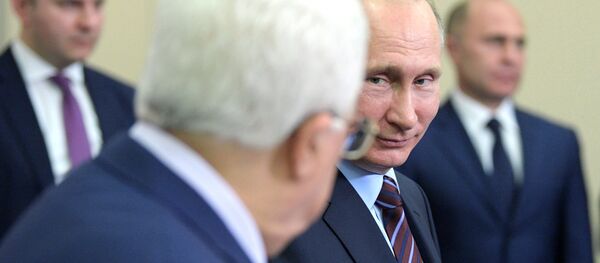 Rusya Devlet Başkanı Vladimir Putin- Filistin lideri Mahmud Abbas - Sputnik Türkiye