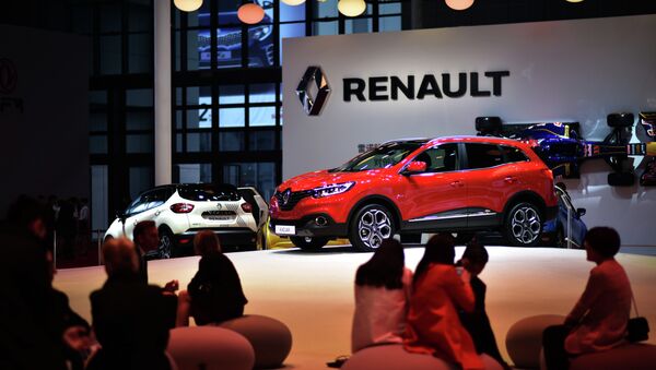 A Renault Kadjar is displayed at the 16th Shanghai International Automobile Industry Exhibition in Shanghai on April 20, 2015 - Sputnik Türkiye