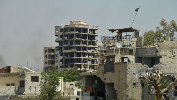 Şam'ın el-Kabun mahallesinde son durum - Sputnik Türkiye