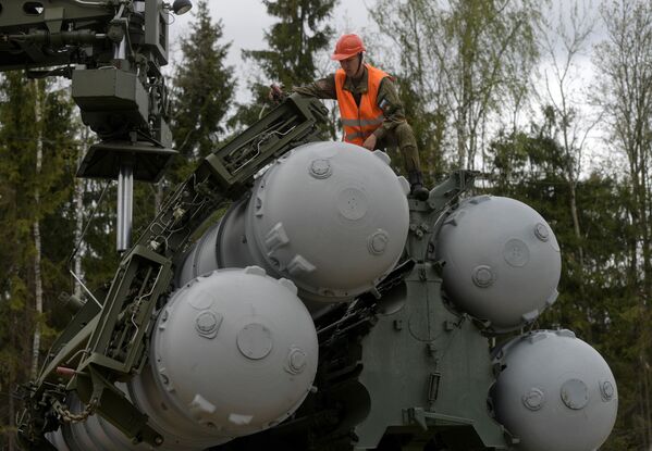 Rus ordusundan Moskova'da S-400'lu eğitim - Sputnik Türkiye