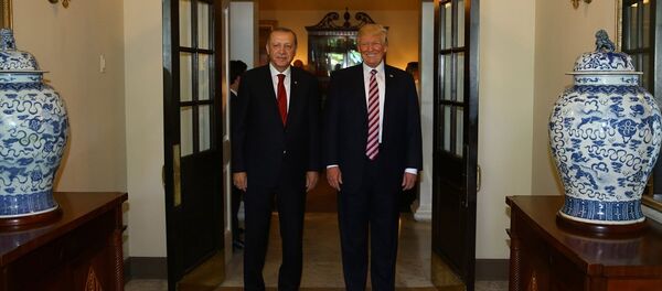 ABD Başkanı Donald Trump ve Cumhurbaşkanı Recep Tayyip Erdoğan - Sputnik Türkiye