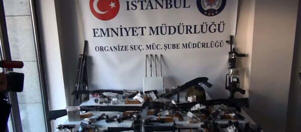 Organize suç örgütü lideri Sedat Şahin'in villasından çıkan cephanelik - Sputnik Türkiye