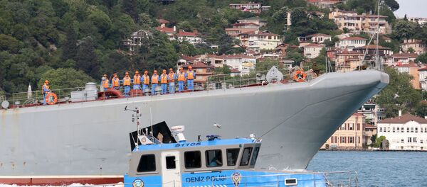 Rus Karadeniz Filosu'na bağlı savaş gemisi - Sputnik Türkiye