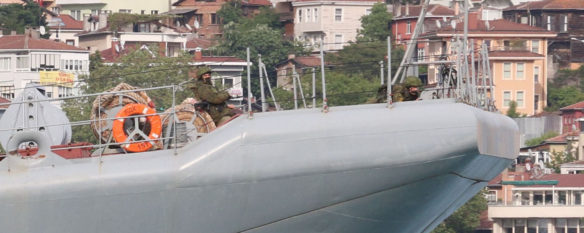 Rus Karadeniz Filosu'na bağlı savaş gemisi - Sputnik Türkiye, 1920, 04.02.2022