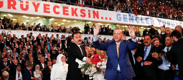 AK Parti 3. Olağanüstü Büyük Kongresi - Cumhurbaşkanı Recep Tayyip Erdoğan - Sputnik Türkiye