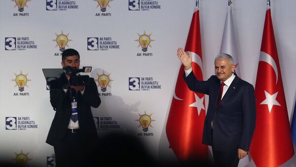 AK Parti 3. Olağanüstü Büyük Kongresi - Başbakan Binali Yıldırım - Sputnik Türkiye