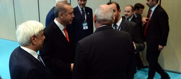 Yunanistan Cumhurbaşkanı Prokopis Pavlopulos- Cumhurbaşkanı Recep Tayyip Erdoğan - Sputnik Türkiye