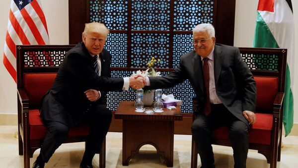 ABD Başkanı Donald Trump - Filistin Devlet Başkanı Mahmud Abbas - Sputnik Türkiye
