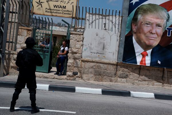 Trump'ın ziyareti nedeniyle Beytüllahim'de geniş güvenlik önlemleri alındı. - Sputnik Türkiye