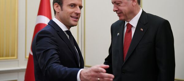 Erdoğan-Macron - Sputnik Türkiye