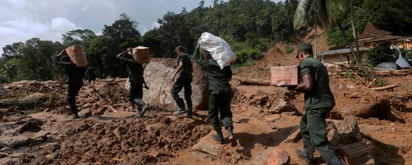 Sri Lanka'da sel ve toprak kayması - Sputnik Türkiye