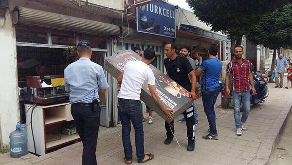Hatay'da Arapça tabelalar kaldırıldı - Sputnik Türkiye