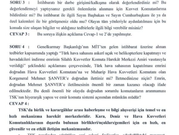 Genelkurmay Başkanı Org. Akar’ın TBMM Darbe Araştırma Komisyonu’nun sorularına cevabı Meclis’e ulaştı-3 - Sputnik Türkiye