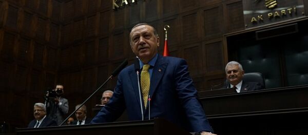 Cumhurbaşkanı ve AK Parti Genel Başkanı Recep Tayyip Erdoğan - Sputnik Türkiye