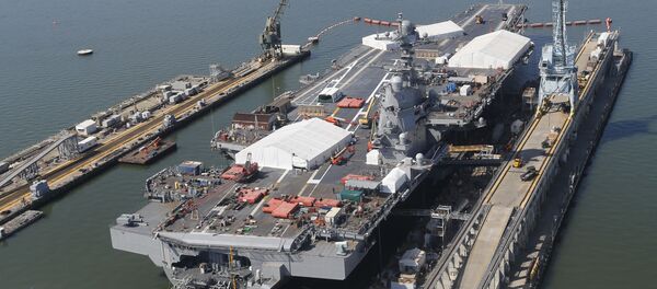 ABD'nin Gerald R. Ford sınıfı uçak taşıyıcı gemisi - Sputnik Türkiye