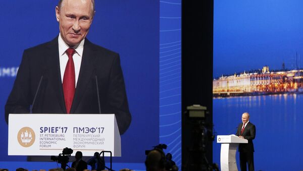 Vladimir Putin / St. Petersburg Uluslararası Ekonomi Forumu - Sputnik Türkiye