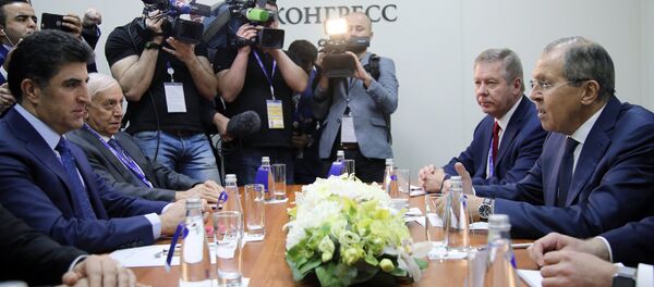 IKBY Başbakanı Neçirvan Barzani ve Rusya Dışişleri Bakanı Sergey Lavrov - Sputnik Türkiye