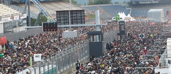 Almanya'da düzenlenen 3 günlük müzik festivali Rock am Ring - Sputnik Türkiye