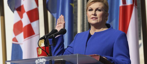 Hırvatistan Cumhurbaşkanı Kolinda Grabar-Kitarovic - Sputnik Türkiye