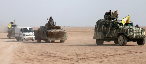 Rakka'ya ilerleyen Demokratik Suriye Güçleri / DSG - Sputnik Türkiye