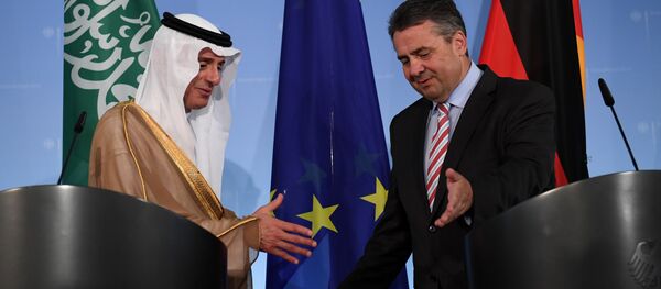 Adil el-Cubeyr-Sigmar Gabriel - Sputnik Türkiye