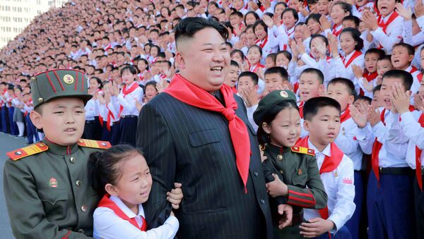 Kuzey Kore'de Çocuk Bayramı kutlamaları - Sputnik Türkiye