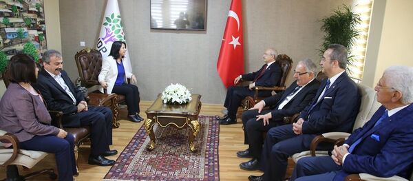 CHP lideri Kemal Kılıçdaroğlu, HDP Genel Merkezi'ni ziyaret etti - Sputnik Türkiye