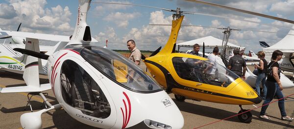 Mini helikopter olarak adlandırılan gyrocopter - Sputnik Türkiye