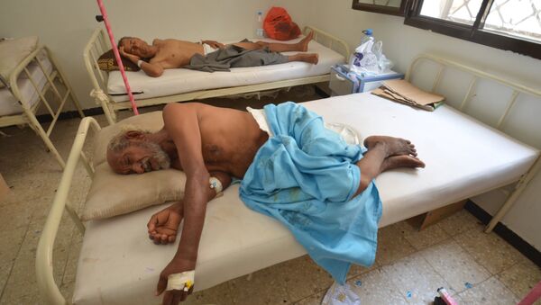 Yemen'de kolera hastaları - Sputnik Türkiye