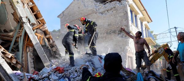 Midilli'de deprem - Sputnik Türkiye