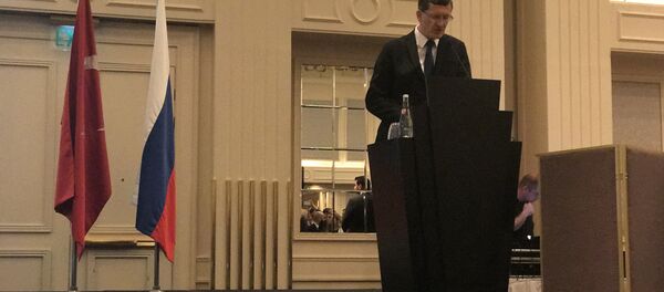 'Rusya Milli Günü’ resepsiyonunun açılış konuşmasını İstanbul Başkonsolosu Podyelışev yaptı - Sputnik Türkiye