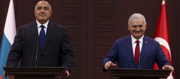 Başbakan Binali Yıldırım - Bulgaristan Başbakanı Boyko Borisov - Sputnik Türkiye