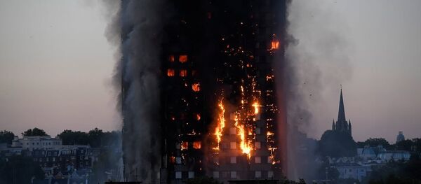 Londra'da yangın - Sputnik Türkiye