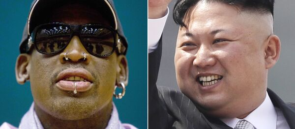 Dennis Rodman- Kim Jong-un - Sputnik Türkiye