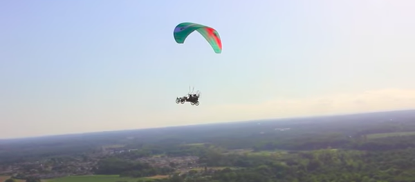 Manş Denizi'ni uçan otomobille geçti - Sputnik Türkiye