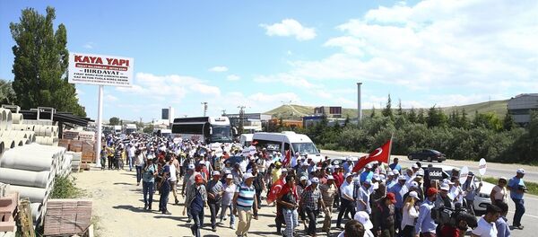 Adalet Yürüyüşü'nün ikinci gününden kareler - Sputnik Türkiye