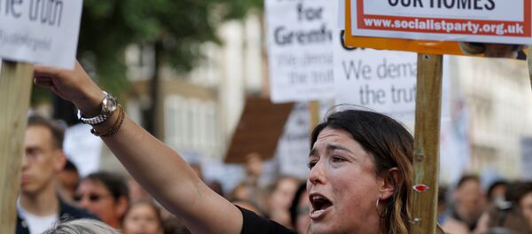 Londra'da protesto - Sputnik Türkiye