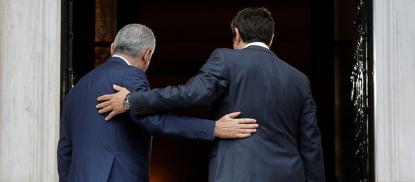 Aleksis Çipras - Binali Yıldırım - Sputnik Türkiye