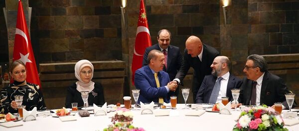 Recep Tayyip Erdoğan - Ferit Şahenk - Aydın Doğan - Mustafa Varank - Sputnik Türkiye