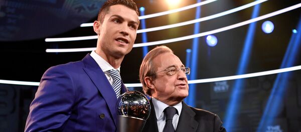Cristiano Ronaldo-Florentino Perez Cristiano Ronaldo-Florentino Perez - Sputnik Türkiye