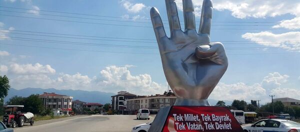 Düzce Belediyesi 'Rabia' heykeli dikti Düzce Belediyesi 'Rabia' heykeli dikti - Sputnik Türkiye