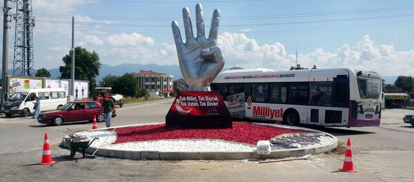 Düzce'de Rabia heykeli - Sputnik Türkiye