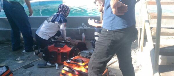 Havuzda elektrik faciası - Sputnik Türkiye