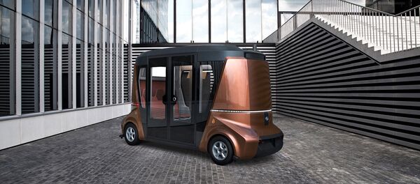 Rusya'nın ilk şoförsüz minibüsü - Sputnik Türkiye